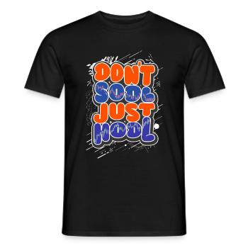 Ne pas Sodl Juste bleu Hodl - T-shirt homme - noir - Devant - AI Model Male 178 light (178cm)