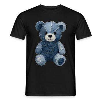 Jeans Teddy - Men's T-Shirt - black - Front - AI Model Male 178 light (178cm)