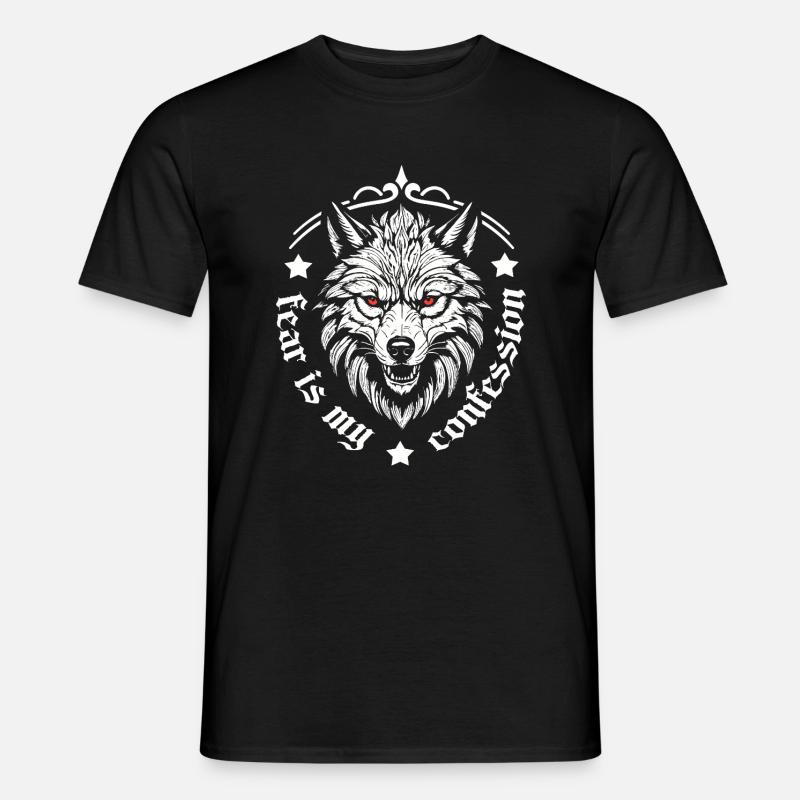 Fear - Männer T-Shirt - Schwarz