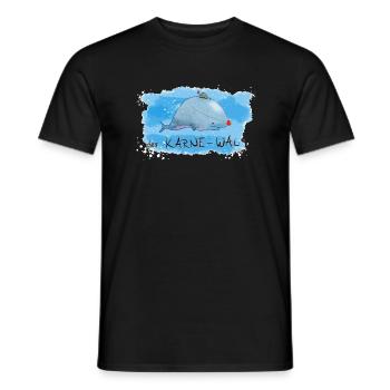 Der Karne-Wal - Männer T-Shirt - Schwarz - Vorne - AI Model Male 178 light (178cm)