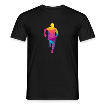 Running Jogging Running Running Gift - Men's T-Shirt - black - Front - AI Model Male 178 light (178cm)