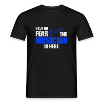 Musician - Men's T-Shirt - black - Front - AI Model Male 178 light (178cm)