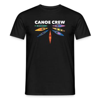 Canoe crew - Männer T-Shirt - Schwarz - Vorne - AI Model Male 178 light (178cm)