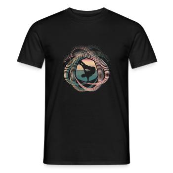 Breakdance - T-shirt homme - noir - Devant - AI Model Male 178 light (178cm)