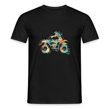 Quad ATV Splash - T-shirt homme - noir - Devant - AI Model Male 178 light (178cm)