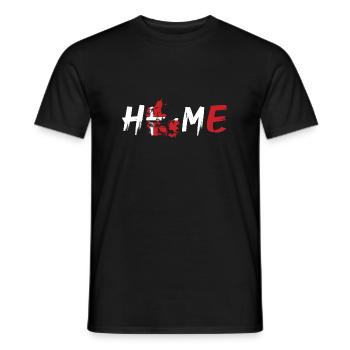 Danemark Home - T-shirt homme - noir - Devant - AI Model Male 178 light (178cm)