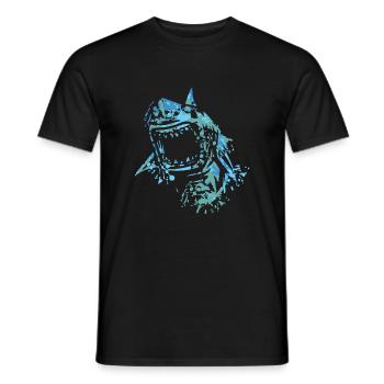 Requins - T-shirt homme - noir - Devant - AI Model Male 178 light (178cm)