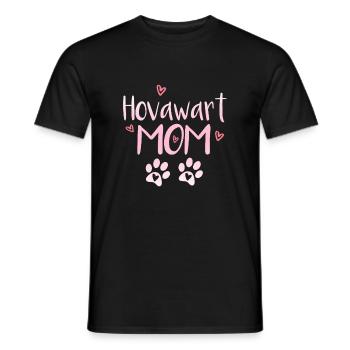Hovawart Mom - Men's T-Shirt - black - Front - AI Model Male 178 light (178cm)