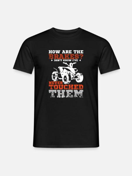 Brakes Quad Atv - Men's T-Shirt - black
