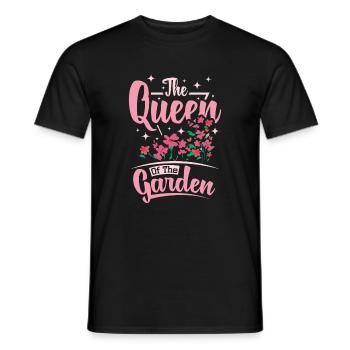 La Reine du jardin - T-shirt homme - noir - Devant - AI Model Male 178 light (178cm)
