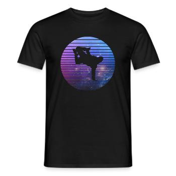 break dance - T-shirt homme - noir - Devant - AI Model Male 178 light (178cm)