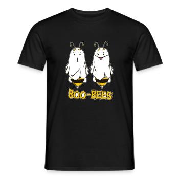 Boo Bees Halloween Bees - Men's T-Shirt - black - Front - AI Model Male 178 light (178cm)