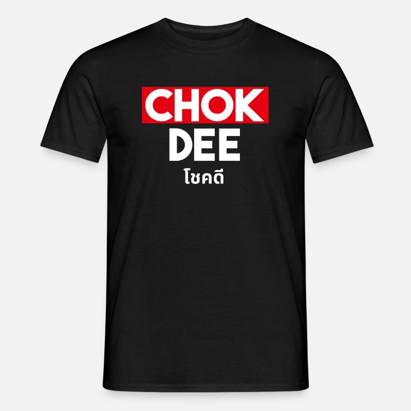 Chok Dee - Männer T-Shirt - Schwarz