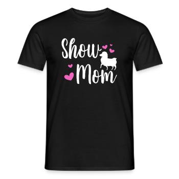 Sheep Show Mom - Männer T-Shirt - Schwarz - Vorne - AI Model Male 178 light (178cm)