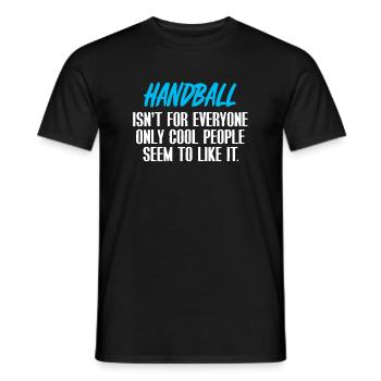 handball - T-shirt homme - noir - Devant - AI Model Male 178 light (178cm)
