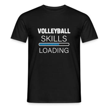 volley-ball - T-shirt homme - noir - Devant - AI Model Male 178 light (178cm)