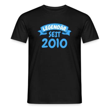 13. Geburtstag Party Geschenk Legendär seit 2010 - Männer T-Shirt - Schwarz - Vorne - AI Model Male 178 light (178cm)