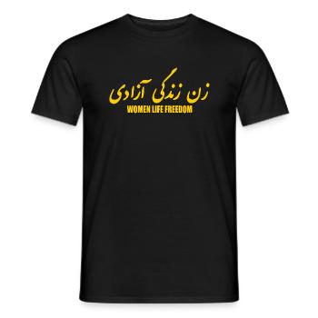 Women life freedom - T-shirt homme - noir - Devant - AI Model Male 178 light (178cm)