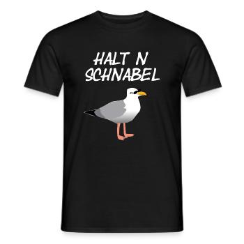 Mouette fraîche - T-shirt homme - noir - Devant - AI Model Male 178 light (178cm)