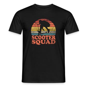 Scooter squad design für stunt scooter - Männer T-Shirt - Schwarz - Vorne - AI Model Male 178 light (178cm)