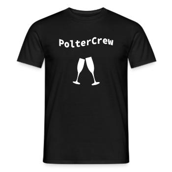 Polter Crew JGA Abschied Party Braut Bräutigam - Männer T-Shirt - Schwarz - Vorne - AI Model Male 178 light (178cm)