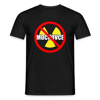Atomkraft Kernkraft Mochovce stoppt Shirt - Männer T-Shirt - Schwarz - Vorne - AI Model Male 178 light (178cm)