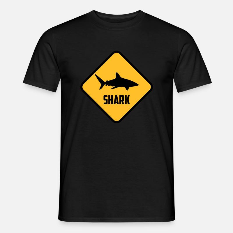 Shark - Männer T-Shirt - Schwarz