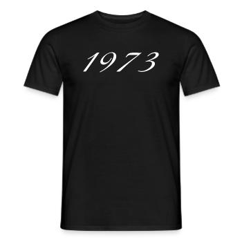 Cadeau d’anniversaire 1973, Original depuis 1973 - T-shirt homme - noir - Devant - AI Model Male 178 light (178cm)