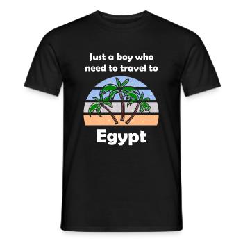Holidays in Egypt - Men's T-Shirt - black - Front - AI Model Male 178 light (178cm)