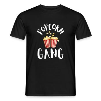 Popcorn Machine Movie Lover Cinéma Cinéma - T-shirt homme - noir - Devant - AI Model Male 178 light (178cm)