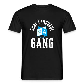 Dual Language Team Bilingual Teacher School Tutor - Männer T-Shirt - Schwarz - Vorne - AI Model Male 178 light (178cm)