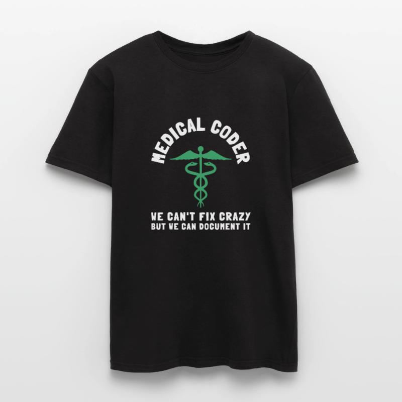Medical Coder Coding VA Nurse And Clinical Coding Männer T-Shirt