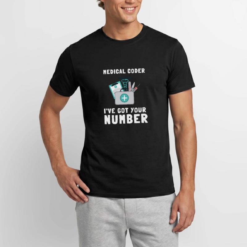 Medical Coder Coding VA Nurse And Clinical Coding Männer T-Shirt