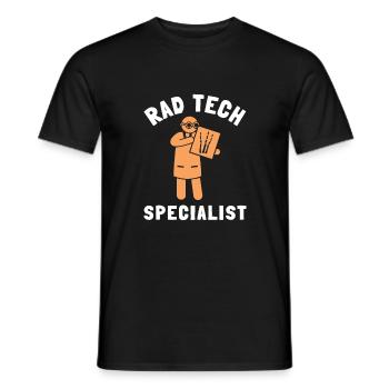 Radiologie Technologue En radiologie Technologue en radiologie Rad - T-shirt homme - noir - Devant - AI Model Male 178 light (178cm)