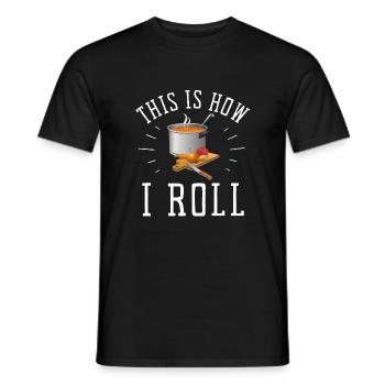 Canned Soup Liquid Food Cook Restaurant Food Lover - Männer T-Shirt - Schwarz - Vorne - AI Model Male 178 light (178cm)