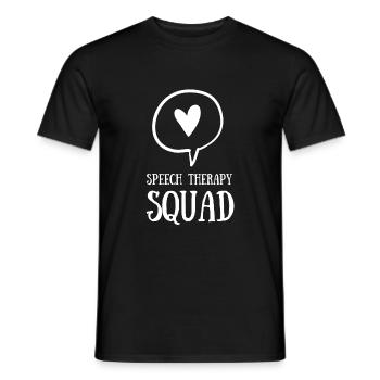 Speech Language Pathologist Speech Therapy SLP - Männer T-Shirt - Schwarz - Vorne - AI Model Male 178 light (178cm)