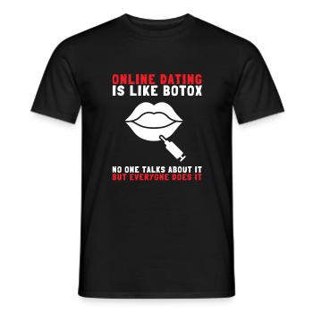 Botox Plastic Surgery And Aesthetic Nurse Injector - Men's T-Shirt - black - Front - AI Model Male 178 light (178cm)