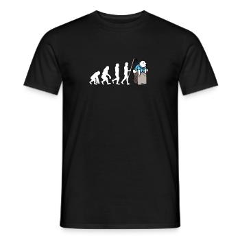 Cajon Box Drum Instrument Peruvian Cajon - Men's T-Shirt - black - Front - AI Model Male 178 light (178cm)