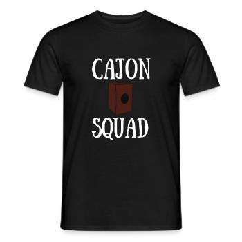Cajon Box Drum Instrument Peruvian Cajon - Men's T-Shirt - black - Front - AI Model Male 178 light (178cm)