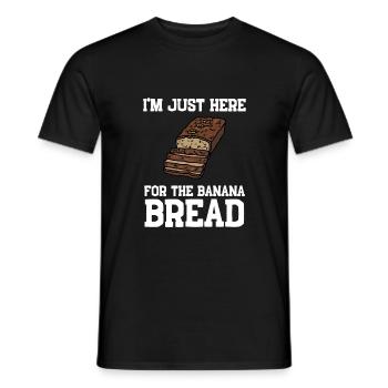 Banana Pudding Banana Bread Fruit Dessert Cooking - Männer T-Shirt - Schwarz - Vorne - AI Model Male 178 light (178cm)