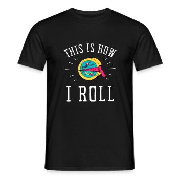Bubble Gum Gumball Sweet Candy Machine Bubblegum - Men's T-Shirt - black - Front - AI Model Male 178 light (178cm)