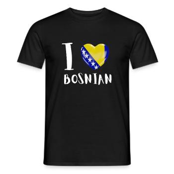 Bosnie Burek Bosnie-Herzégovine patriotique - T-shirt homme - noir - Devant - AI Model Male 178 light (178cm)