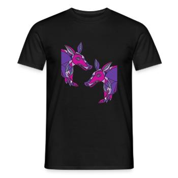 Aardvark Anteater African Ant Bear Edentate - Männer T-Shirt - Schwarz - Vorne - AI Model Male 178 light (178cm)
