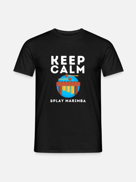 Vibraphone Mom Marimba Ninja And Mallet - Männer T-Shirt - Schwarz