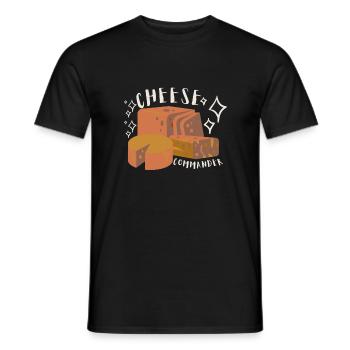 Cheesemonger Cheese Maker Gouda Lover - Männer T-Shirt - Schwarz - Vorne - AI Model Male 178 light (178cm)
