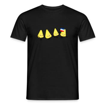Cheesemonger Cheese Maker Gouda Lover - Männer T-Shirt - Schwarz - Vorne - AI Model Male 178 light (178cm)