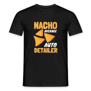 Mobile Car Polisher Waxer Interior Car Detailer - Männer T-Shirt - Schwarz - Vorne - AI Model Male 178 light (178cm)