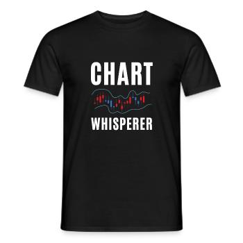 Options Trading Cash Secured Puts Future Forex - Men's T-Shirt - black - Front - AI Model Male 178 light (178cm)