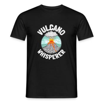 Volcanologists Geologist Magma Volcano - Männer T-Shirt - Schwarz - Vorne - AI Model Male 178 light (178cm)