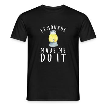Vendre Lemonade Stand Boss Juice Business Citron - T-shirt homme - noir - Devant - AI Model Male 178 light (178cm)